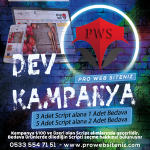 Pro Web Siteniz Kampanya